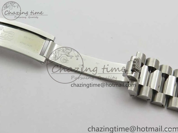 A2836 Dial 228239 Dial Blue SS BP SS Version Textured 904 on Day-Date President 40mm Ice Bracelet New 0724